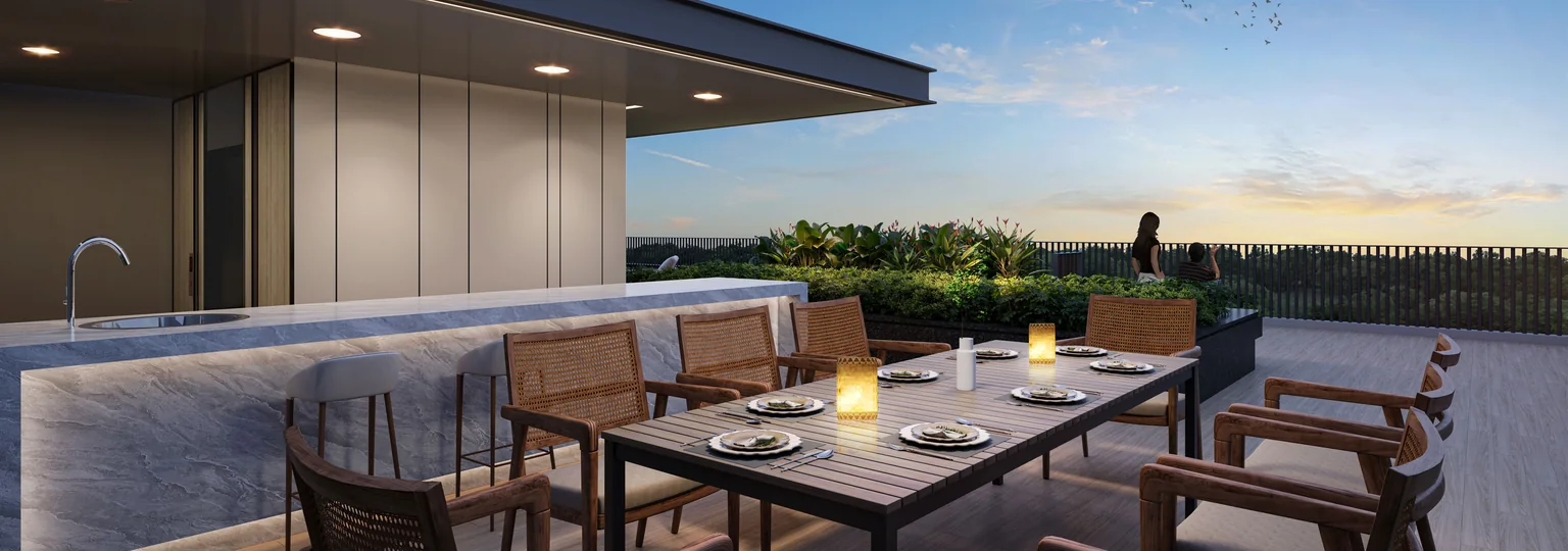 Sophia Meadow rooftop communal terrace
